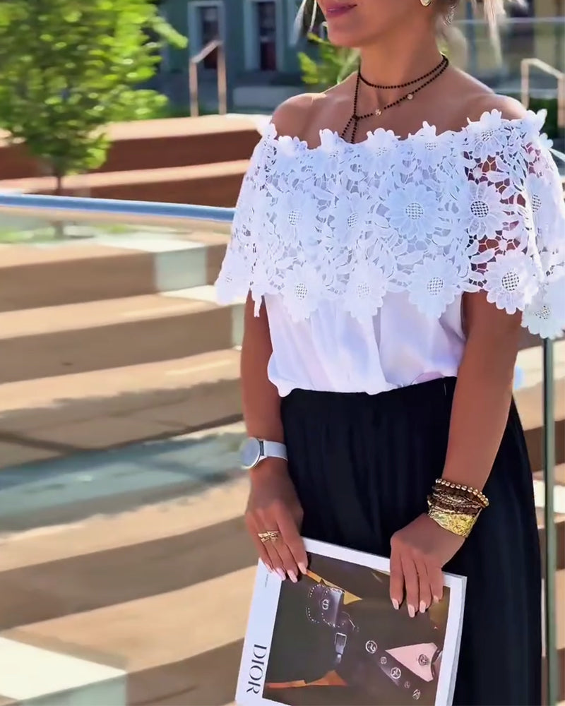 Bluse Spitze Modedesign