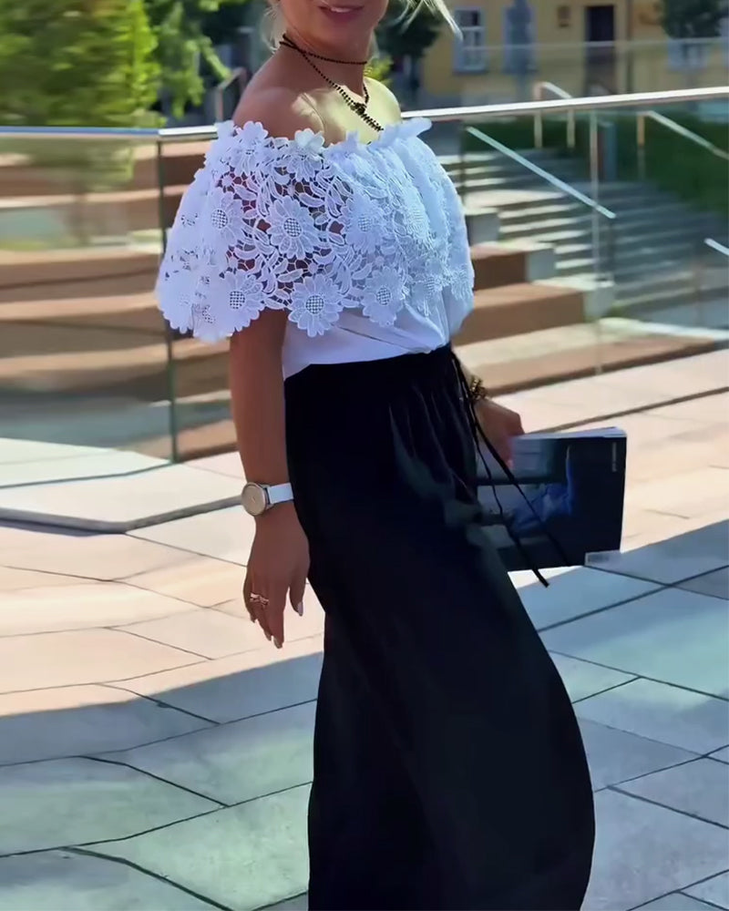 Bluse Spitze Modedesign