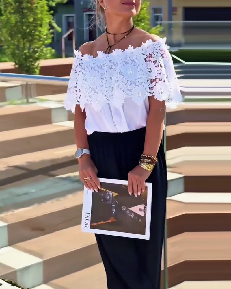 Bluse Spitze Modedesign