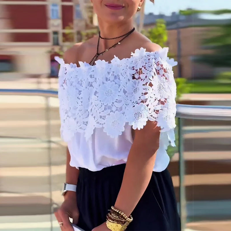 Bluse Spitze Modedesign