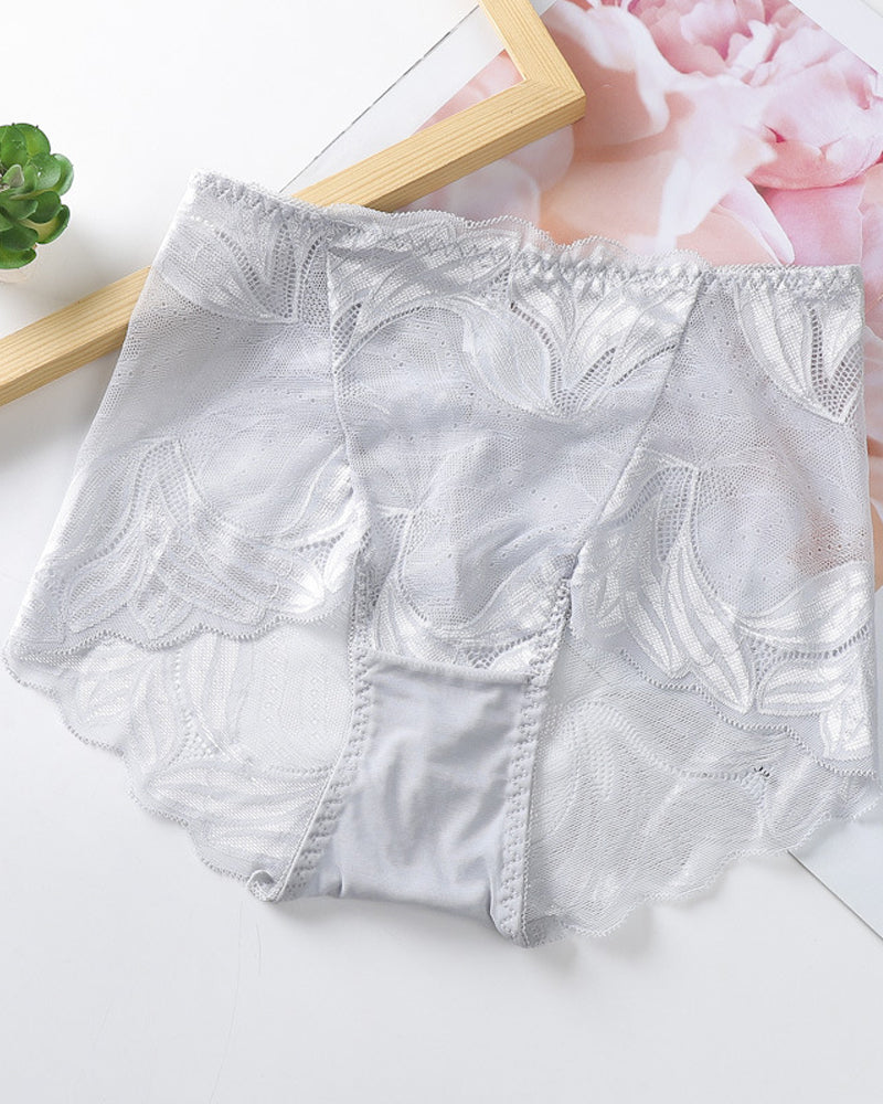 Einfarbiges, sexy Spitzenhöschen