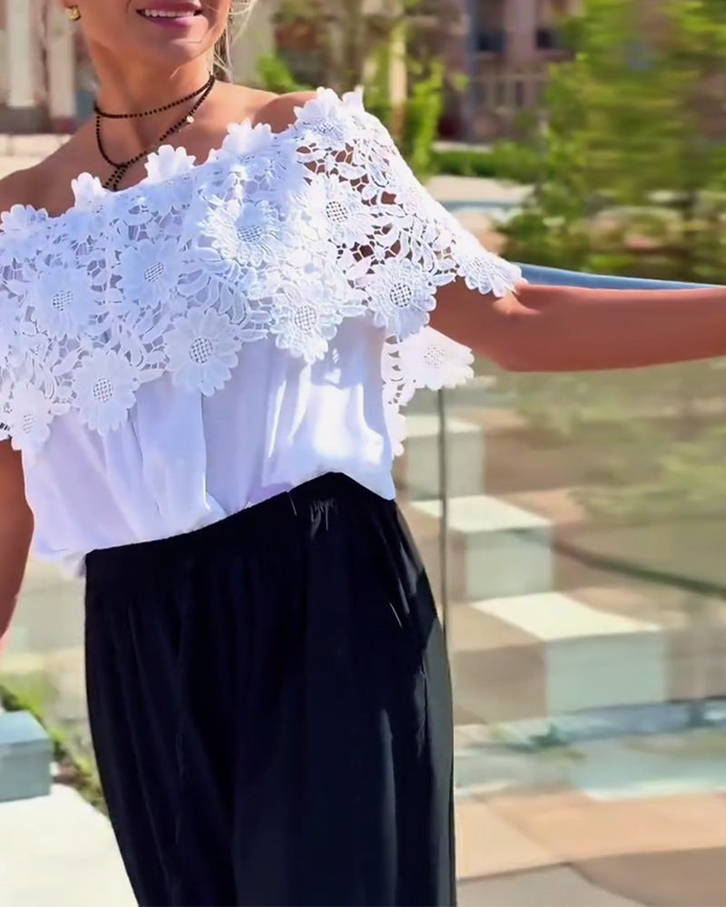 Bluse Spitze Modedesign