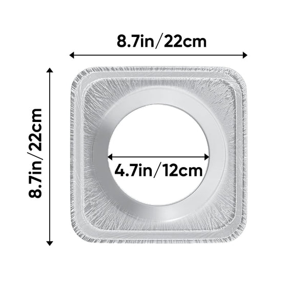 Gasherd Aluminiumfolien Auflage