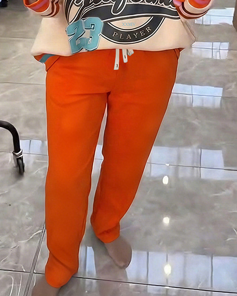 Set Bequem Farbe Block Sport