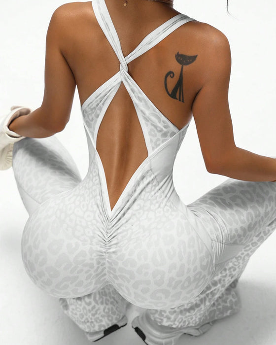 Formender Leopard-Yoganahtloser