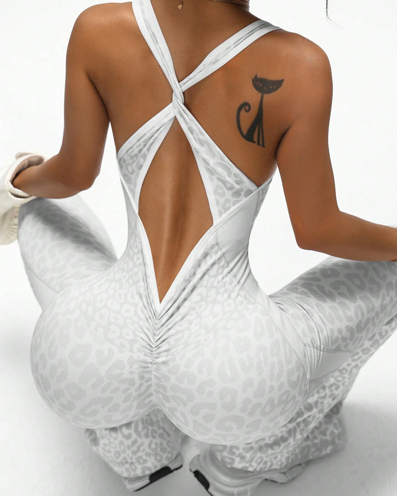 Formender Leopard-Yoganahtloser