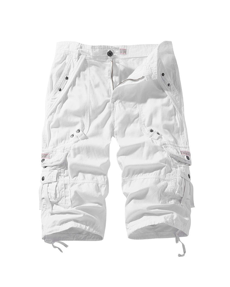 Shorts Multitaschen Lässig Cargo Fünfminuten