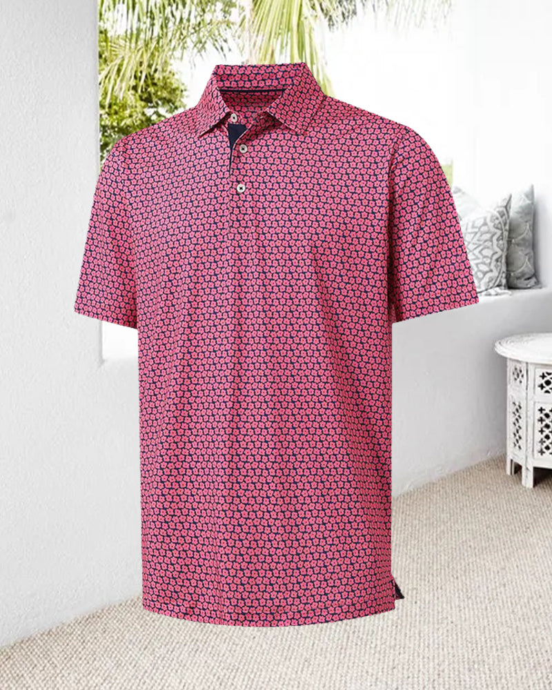 Hemd Herren Revers Blumig