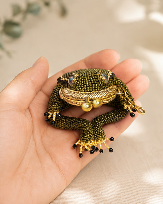 Charmantes Frosch-Geldbörse