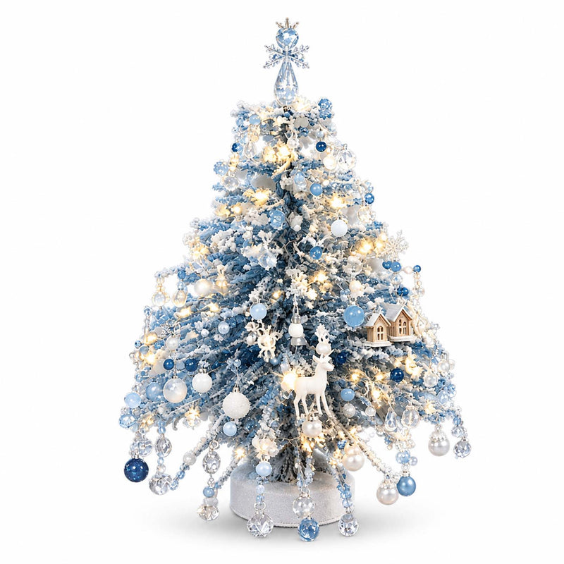DIY Beaded Christmas Tree Ornament Craft Kit