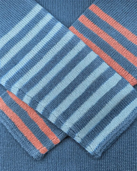 Pullover Casual Colorblock Gestreift