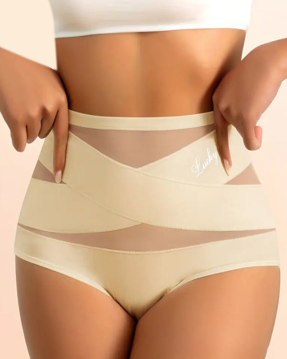 Unterwäsche Damen hoher Bund nahtlos Bauchkontrolle Po anhebend