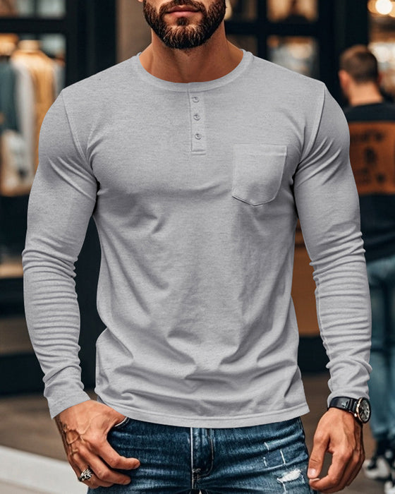 Top Atmungsaktiv Pullover Langarm Herren