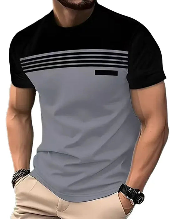 Herren T-Shirt Atmungsaktiv Schnelltrocknend Kurzarm