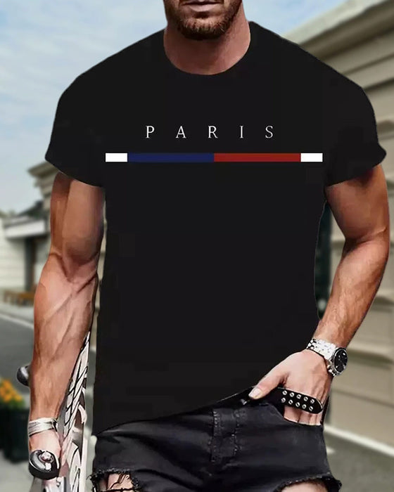 T-Shirt Schnell Trocknend Rundhals Kurzarm