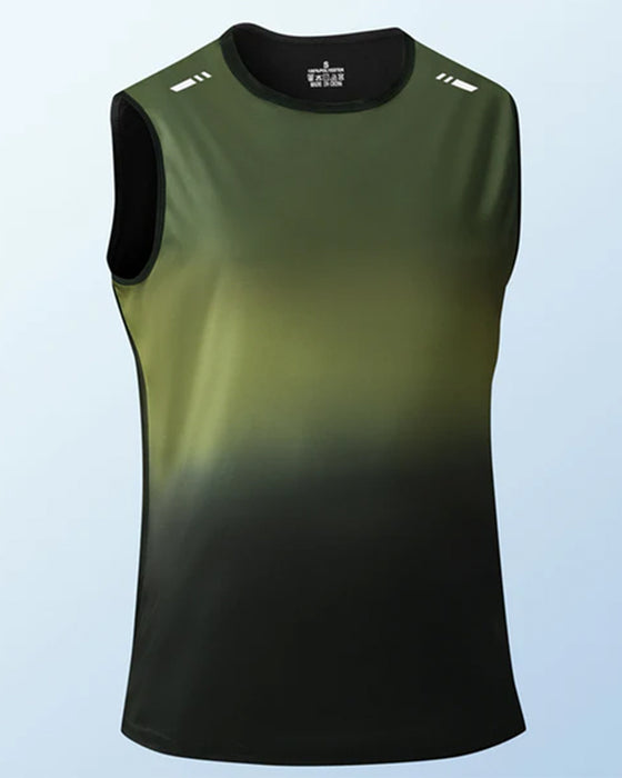 Herren-Tanktop, Farbverlauf, Rundhals