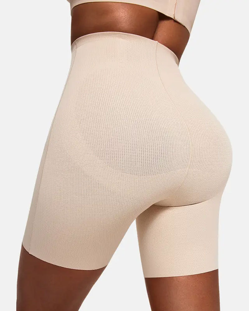 Bauchkontrolle Shapewear Atmungsaktive Bequeme Shorts Für Damen Po Hebende Body Shaper Shorts Hohe Taille Nahtlose Mieder Unter Kleid