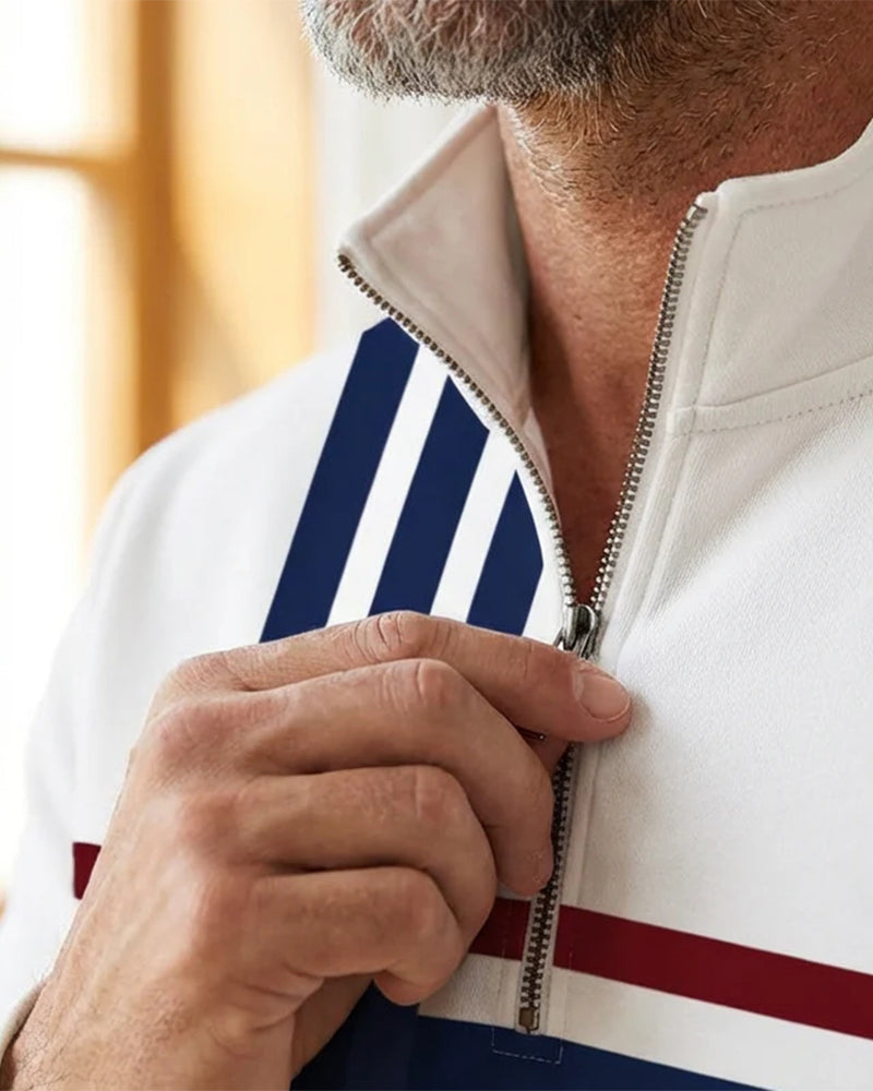 Set Halbreißverschluss Herren Lounge