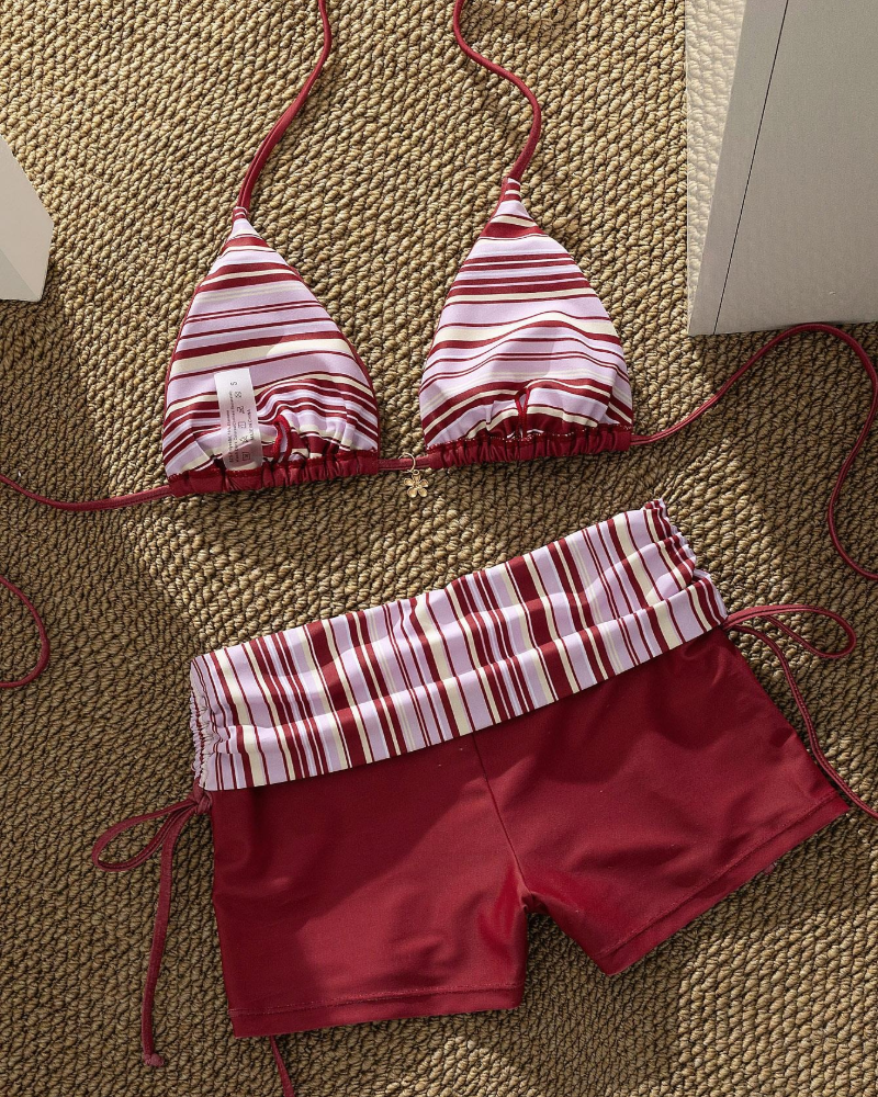 Bikini Resort Stil Blumenprint