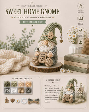 🔥 💕Gemütliches Gnome Diy Perlenkit Sammlung – Sammle Alle 7 Gnome