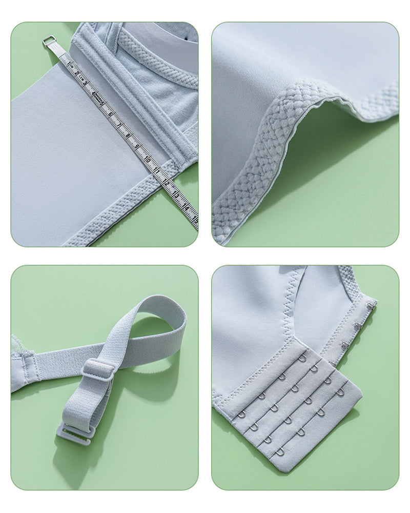 Dünner verstellbarer magnetfreier BH für Damen