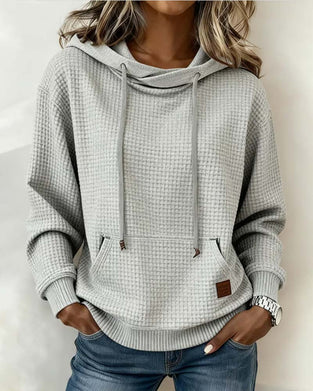 Sweatshirt Mit Kapuzen-Design, Oversized Passform Und Casual Atmosphäre