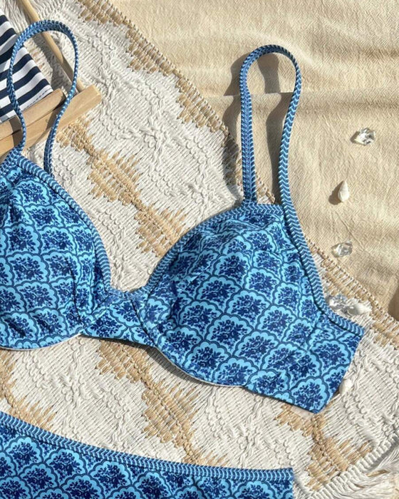Bikini Sexy Träger Dreieck Muster