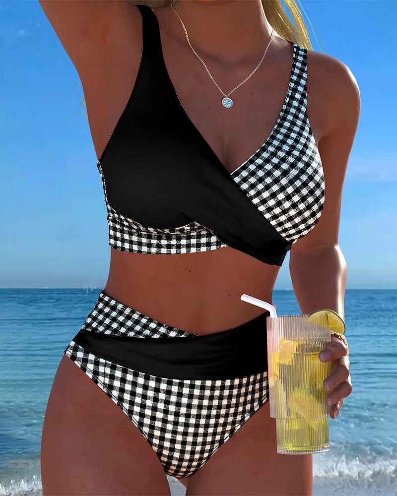 Bikini Karo Patchwork