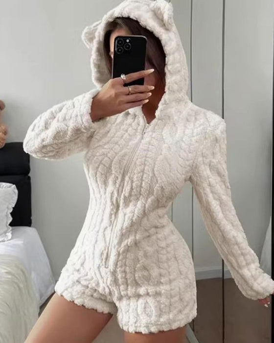 Overall Uni Kapuze Fleece