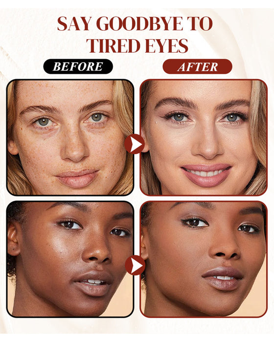 Unteraugen-Korrekturpinsel ohne Concealer