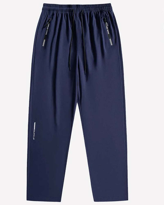 Hose Elastische Taille Buchstabe Druck Sportlich