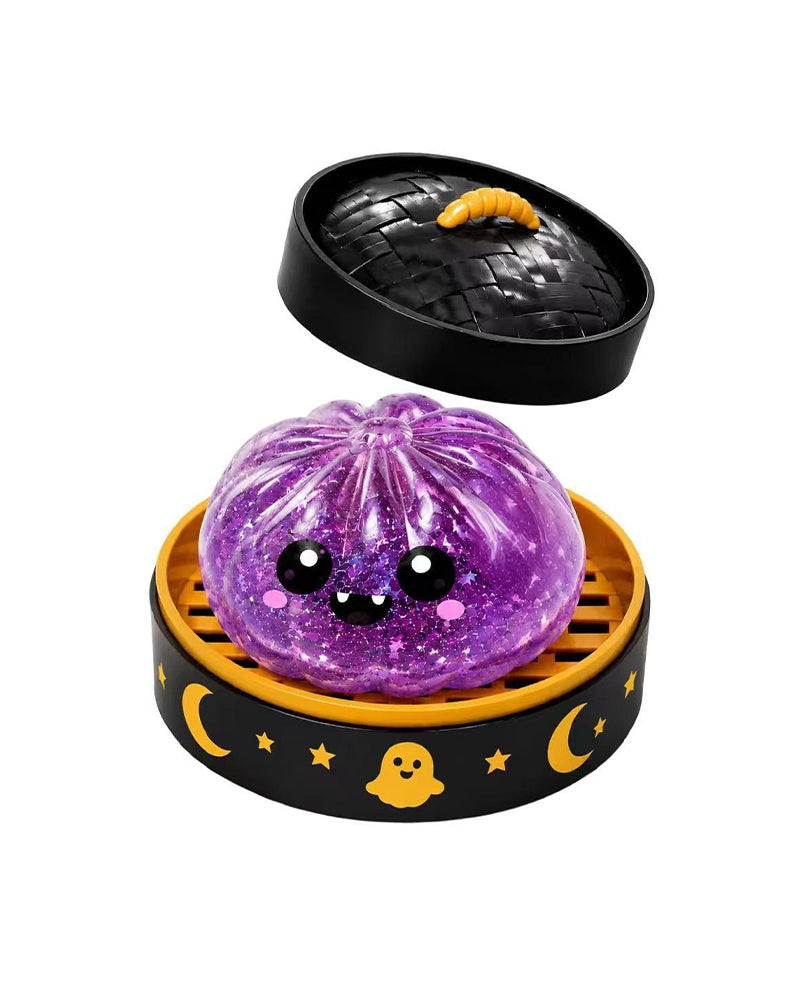 Halloween-Set Mit Süßen Gruseligen Geister-Maruko-Quetsch-Spielzeugen, Mini-Tragbarer Stressball, Sensorische Produkte Für Halloween-Artikel, Füllung Für Party-Tüten & Mini-Geschenke