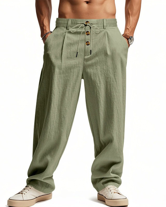 Hose Casual Unifarben Gerades Bein