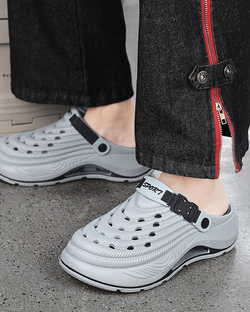 Sandalen Outdoor Dicke Sohle Rutschfest Geruchsresistent Langlebig Schnelltrocknend Weich Strand