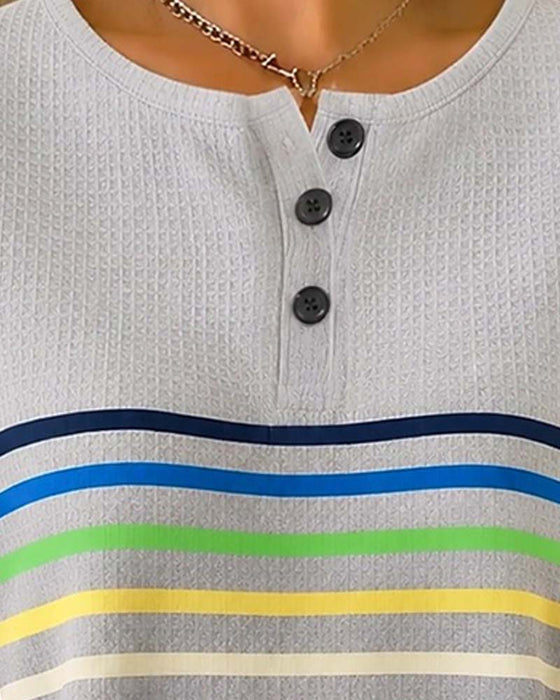 Langarm‑Sweatshirt Mit Rundhalsausschnitt