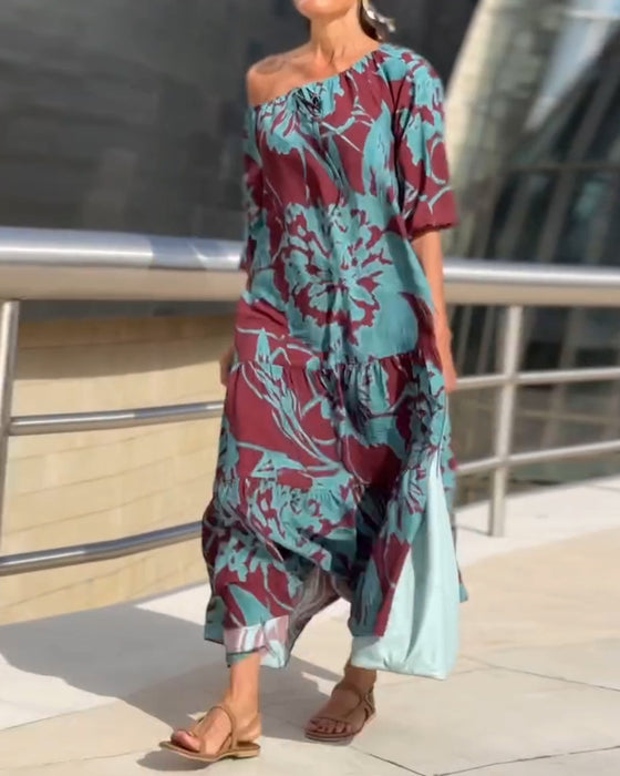 Kleid Gedruckt Bohème