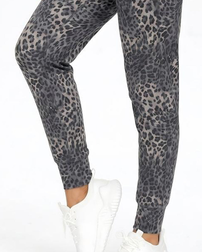 Hose Hohe Taille Tasche Unifarben Lang