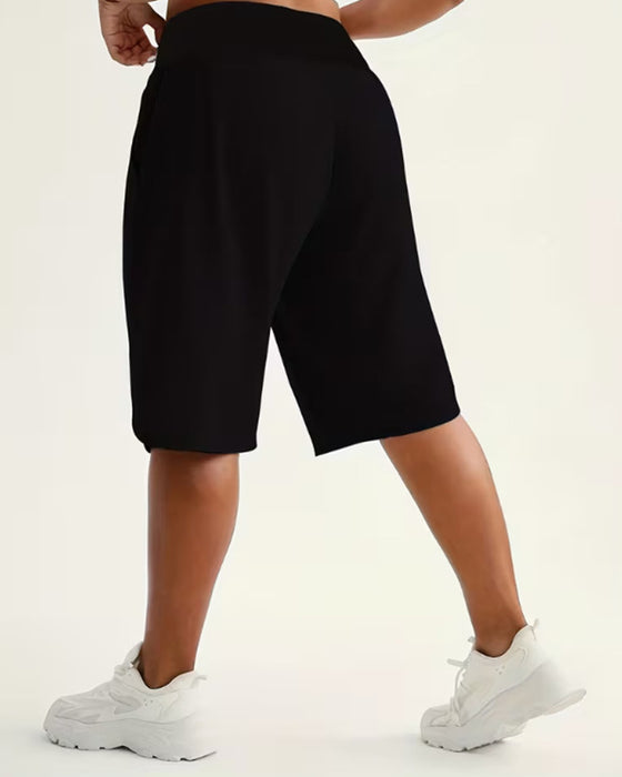 Hoch Taillierte Wide‑Leg‑Shorts