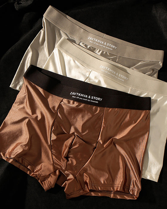 Luxus EisSeide Herrenboxershorts