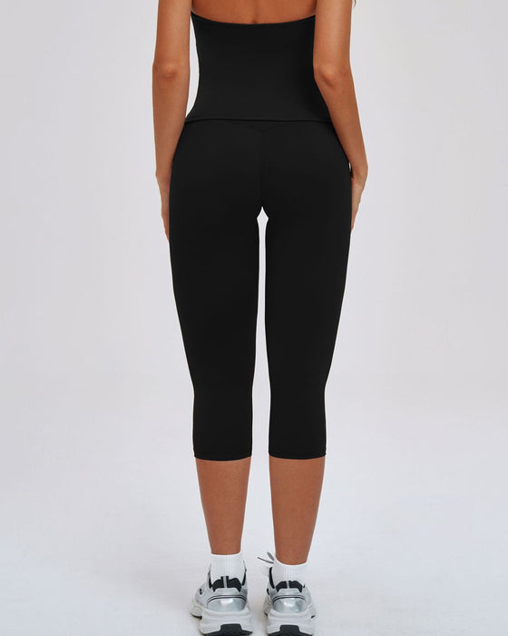 Leggings Yoga Hohe Taille Mittel