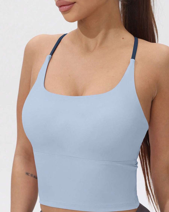 Sport-Tanktop mit integriertem Brustpolster