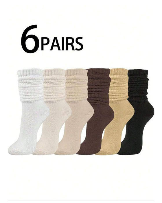 Damen Lange Socken Mit Lockerer Passform