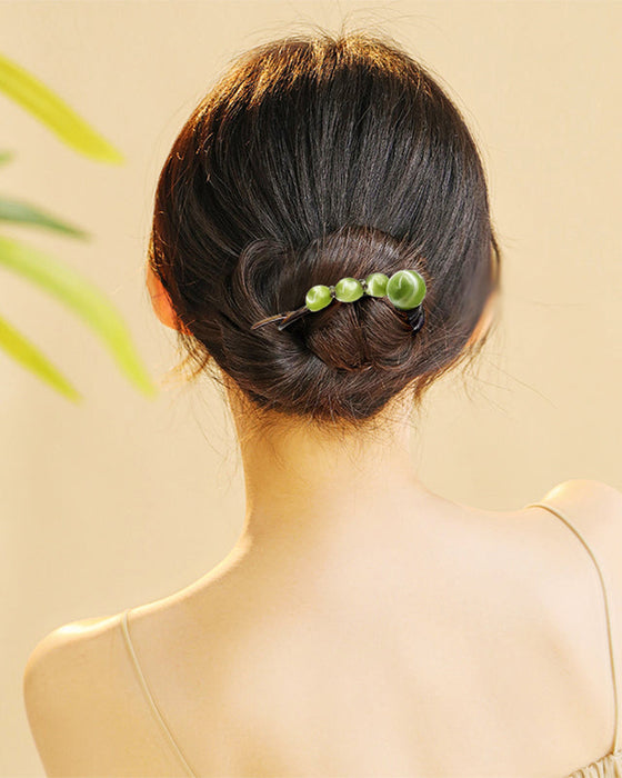 Elegante Haarklammer für Rückenhaarfrisuren