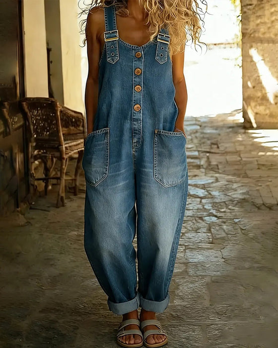 Overall Verstellbar Denim