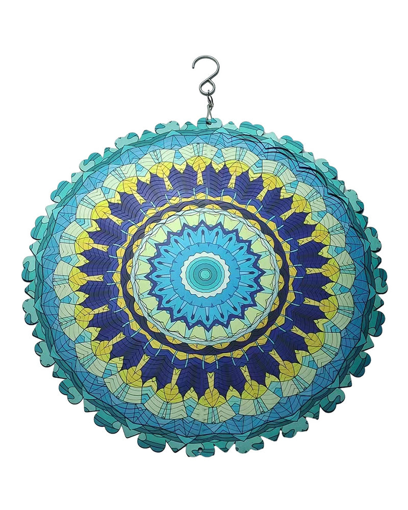 3D Bunt Wind Sich Drehend Mandala