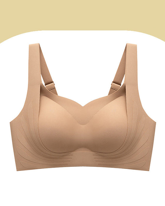 Nahtloser Push-Up-BH ohne Bügel für Damen
