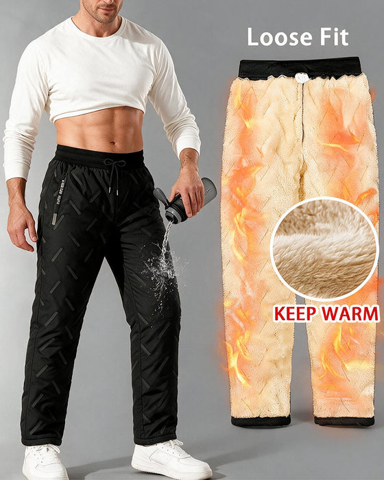 Herrenhose Warme Tasche Kordelzug