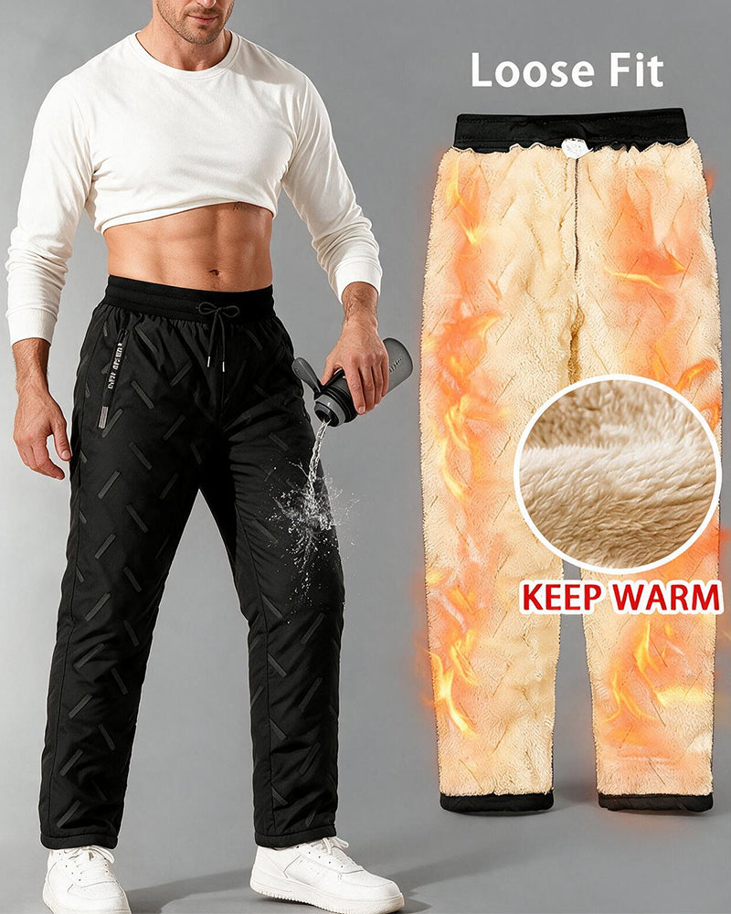 Herrenhose Warme Tasche Kordelzug