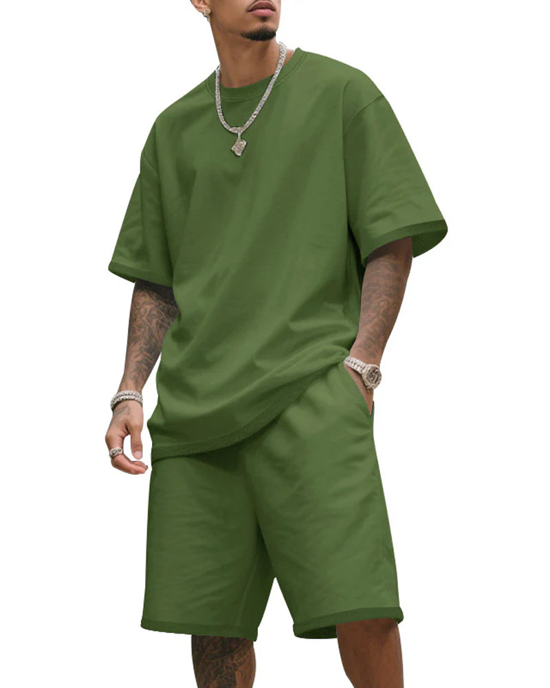 Set Kurzarm Shorts Zweiteilig
