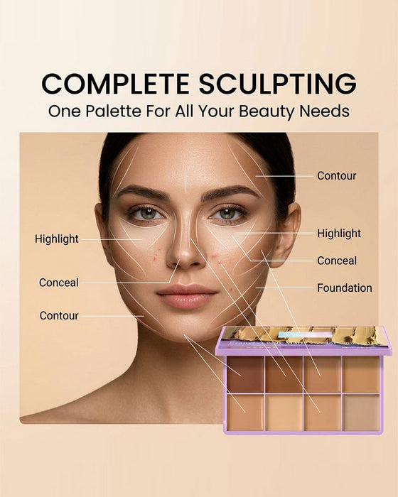 8-Farben Concealer Palette